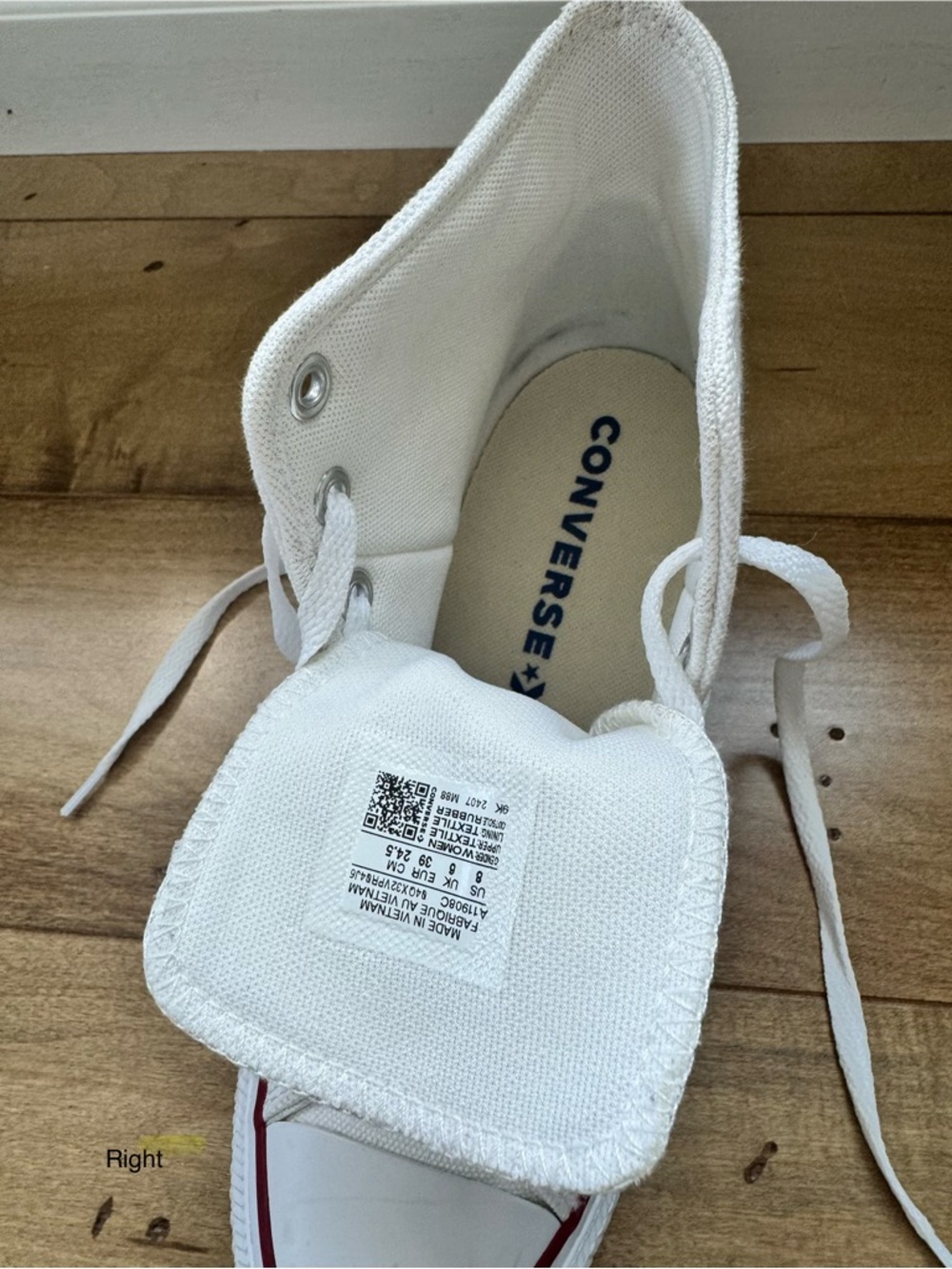 Converse Chuck Taylor All Star Classic Wedge Platform Sneaker - Size 8 - Picture 6 of 16